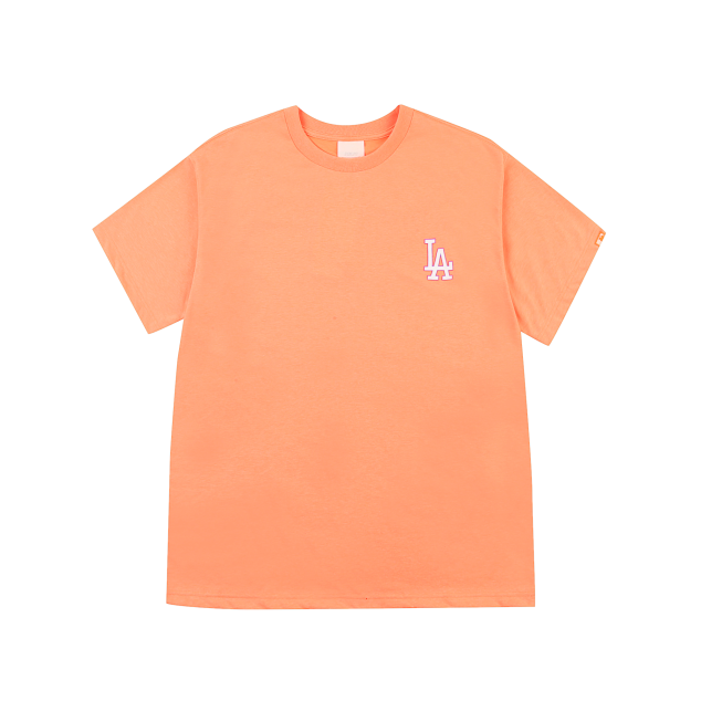 ÁO MLB NEON ART BASIC OVER FIT SHORT SLEEVE T-SHIRT LA DODGERS - ORANGE