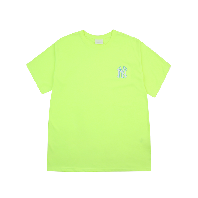 ÁO MLB NEON ART BASIC OVER FIT SHORT SLEEVE T-SHIRT NEW YORK YANKEES - YELLOW