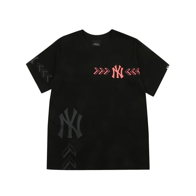 ÁO MLB SYMBOL CROSS OVER FIT SHORT SLEEVE T-SHIRT NEW YORK YANKEES - BLACK