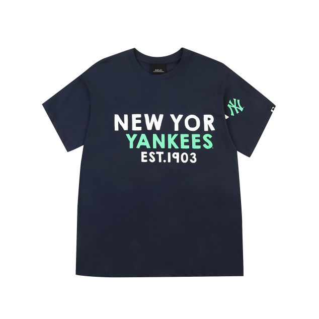 ÁO MLB ULTRA HERITAGE OVER FIT SHORT SLEEVE T-SHIRT NEW YORK YANKEES - NAVY