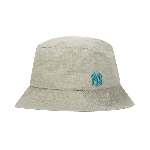 NÓN MLB RIPSTOP LOGO BUCKET HAT NEW YORK YANKEES - BROWN