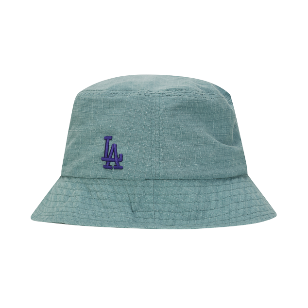 NÓN MLB RIPSTOP LOGO BUCKET HAT LA DODGERS - MINT