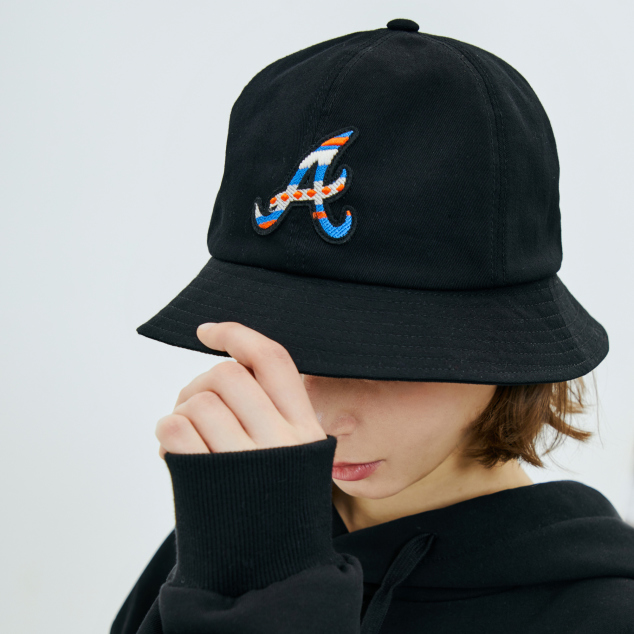 NÓN MLB ETHNIC DOME HAT ATLANTA BRAVES - BLACK