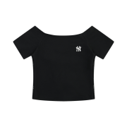 ÁO MLB OFF-SHOULDER SHORT SLEEVE T-SHIRT NEW YORK YANLKEES - BLACK