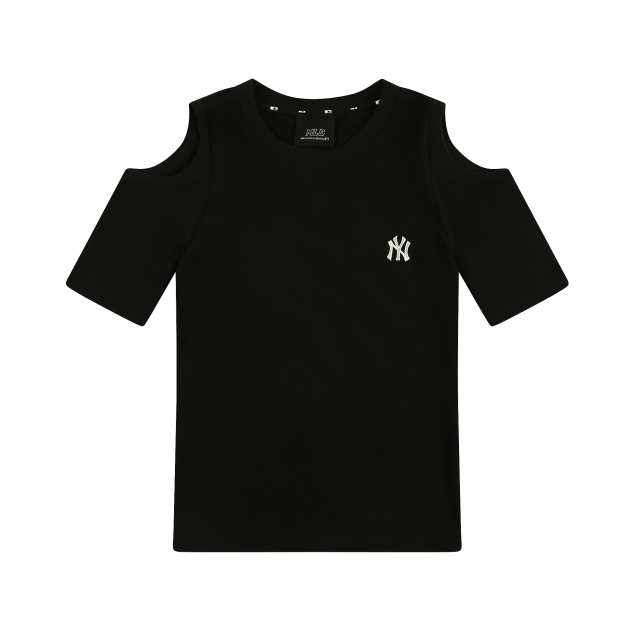 ÁO MLB SHOULDER SLIT SLIM FIT T-SHIRT NEW YORK YANLKEES - BLACK