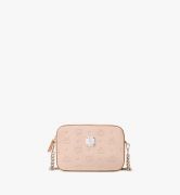 TÚI MCM CAMERA BAG IN MONOGRAM LEATHER - Pink