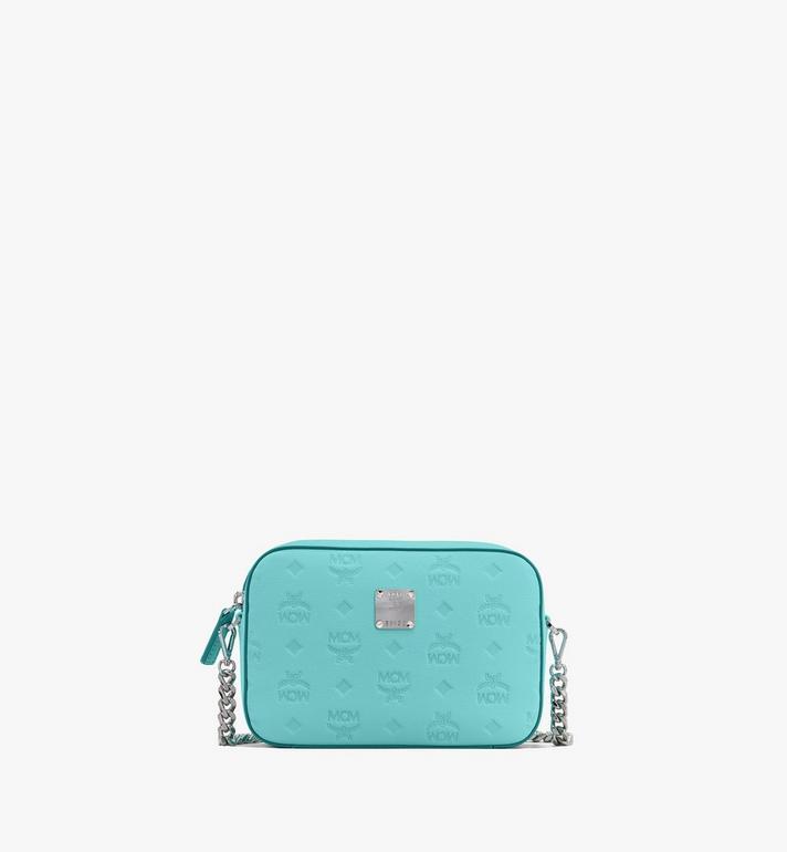 TÚI MCM CAMERA BAG IN MONOGRAM LEATHER - Blue