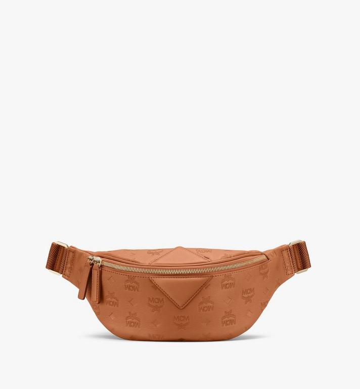 TÚI MCM SMALL - FURSTEN BELT BAG IN MONOGRAM LEATHER - Cognac