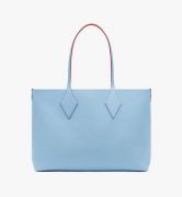 TÚI MCM MEDIUM REVERSIBLE SHOPPER IN TANI LEATHER - Blue