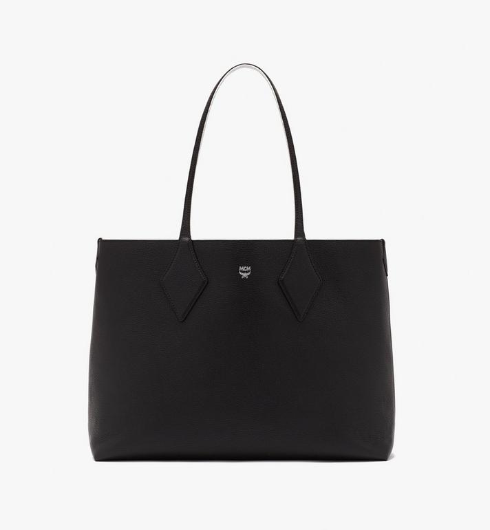 TÚI MCM MEDIUM REVERSIBLE SHOPPER IN TANI LEATHER - Black