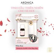 TINH DẦU THIÊN NHIÊN CHO XE HƠI ARONICA - White Rose