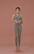 KOREA FITNESS - ĐỒ TẬP HÀN QUỐC - High Flexy Relax Autumn Gray