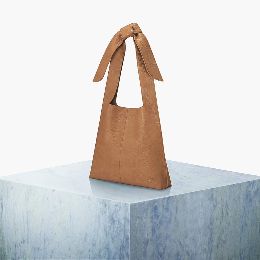 TÚI FIND KAPOOR - RIBBON BAG 33 EDGE - BROWN