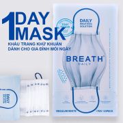 KHẨU TRANG BREATHSILVER DAILY MASK LỌC BỤI MỊN CHỐNG UV 99%