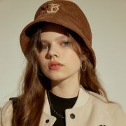 NÓN MLB CORDUROY BUCKET HAT BOSTON RED SOX - BROWN