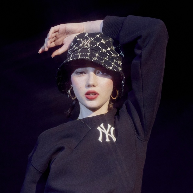 NÓN MLB DIA MONOGRAM BUCKET HAT NEW YORK YANKEES - BLACK