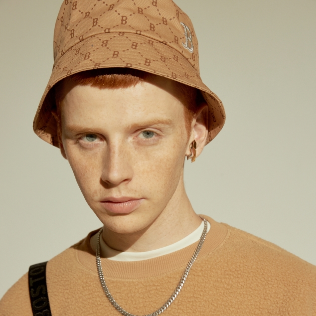 NÓN MLB DIA MONOGRAM BUCKET HAT BOSTON RED SOX - BEIGE