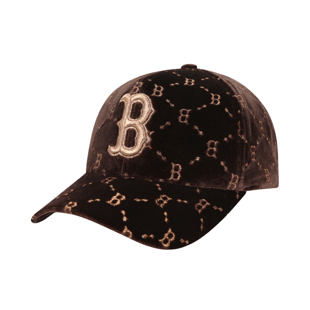 NÓN MLB DIA MONOGRAM ADJUSTABLE CAP BOSTON RED SOX - BEIGE