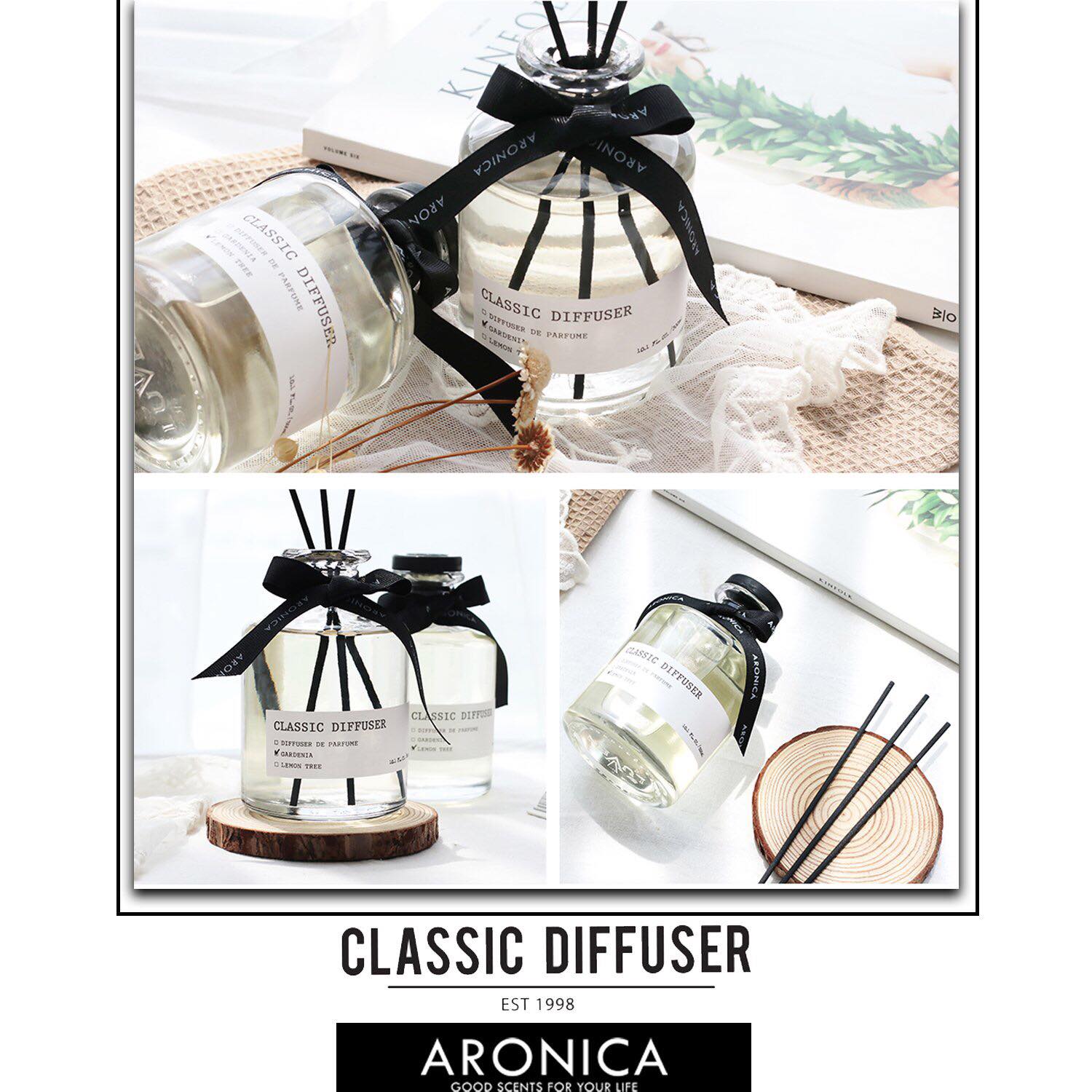TINH DẦU KHUẾCH HƯƠNG ARONICA CLASSIC DIFFUSER GARDENIA