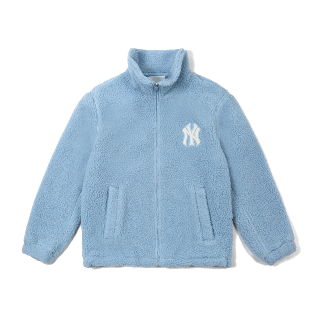 ÁO KHOÁC MLB BOA FLEECE BACK LOGO JACKET - BLUE