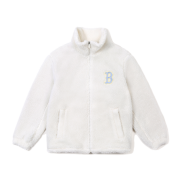 ÁO KHOÁC MLB BOA FLEECE BACK LOGO JACKET - IVORY