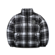 ÁO KHOÁC MLB CHECK BASE SHORT DOWN JACKET NEW YORK YANKEES - BLACK GREY