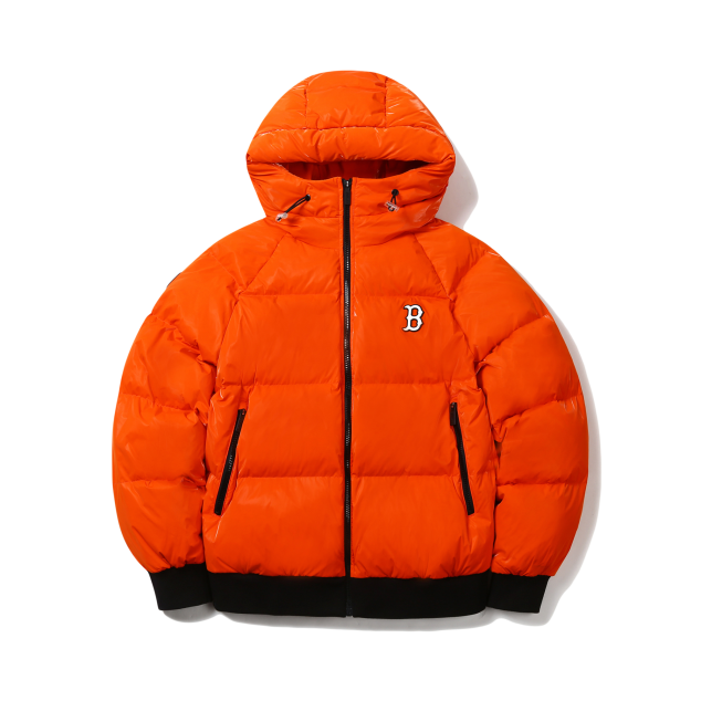 ÁO KHOÁC MLB BLING BLING SHORT DOWN JACKET BOSTON RED SOX - ORANGE