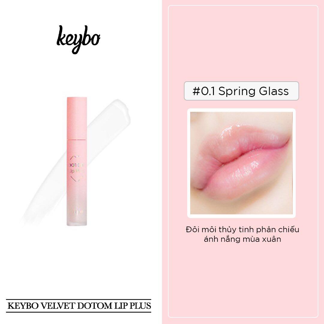 KEYBO VELVET LIP PLUS - SON DƯỠNG MÔI - 0.1 Spring Glass