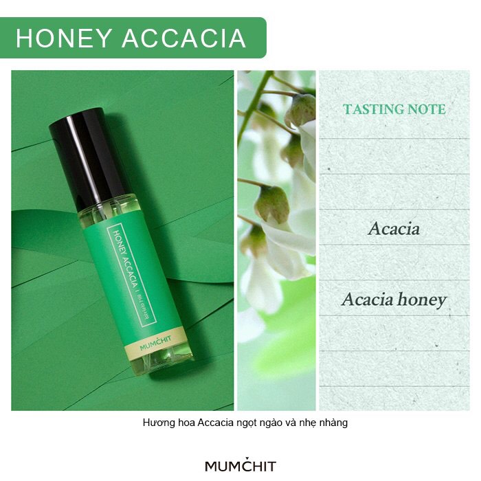 MUMCHIT- XỊT THƠM VẢI CHÍNH HÃNG HÀN QUỐC - HONEY ACCACIA