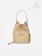 TÚI STRETCH ANGELS - RECYCLED NYLON BUCKET BAG - BEIGE