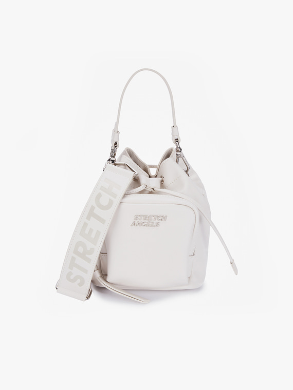 TÚI STRETCH ANGELS - SMALL PICO BUCKET BAG - IVORY