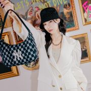 TÚI MLB HOBO BAG NEW YORK YANKEES - BLACK