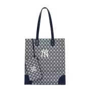 TÚI MLB MONOGRAM JACQUARD SHOPPER BAG NEW YORK YANKEES - NAVY