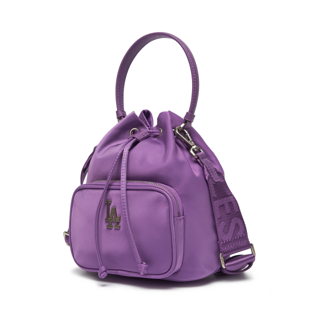 TÚI MLB NYLON BUCKET BAG LA - LAVENDER