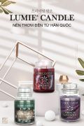 NẾN THƠM CAO CẤP HÀN QUỐC PREMIUM LUMIE LARGE JAR CANDLE - FREESIA