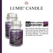 NẾN THƠM CAO CẤP HÀN QUỐC PREMIUM LUMIE LARGE JAR CANDLE - FRENCH LAVENDER