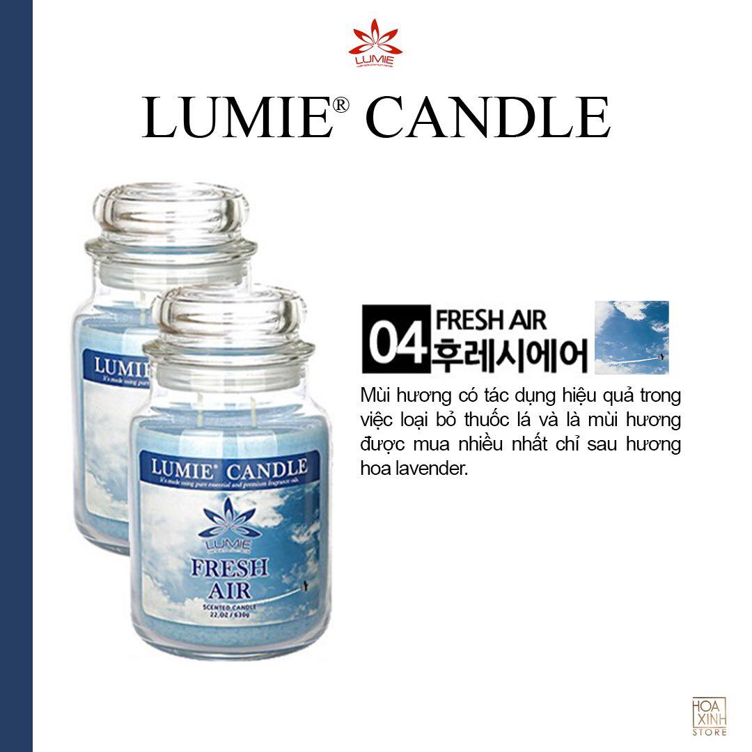 NẾN THƠM CAO CẤP HÀN QUỐC PREMIUM LUMIE LARGE JAR CANDLE - FRESH AIR