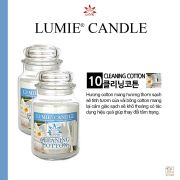 NẾN THƠM CAO CẤP HÀN QUỐC PREMIUM LUMIE LARGE JAR CANDLE - CLEANING COTTON