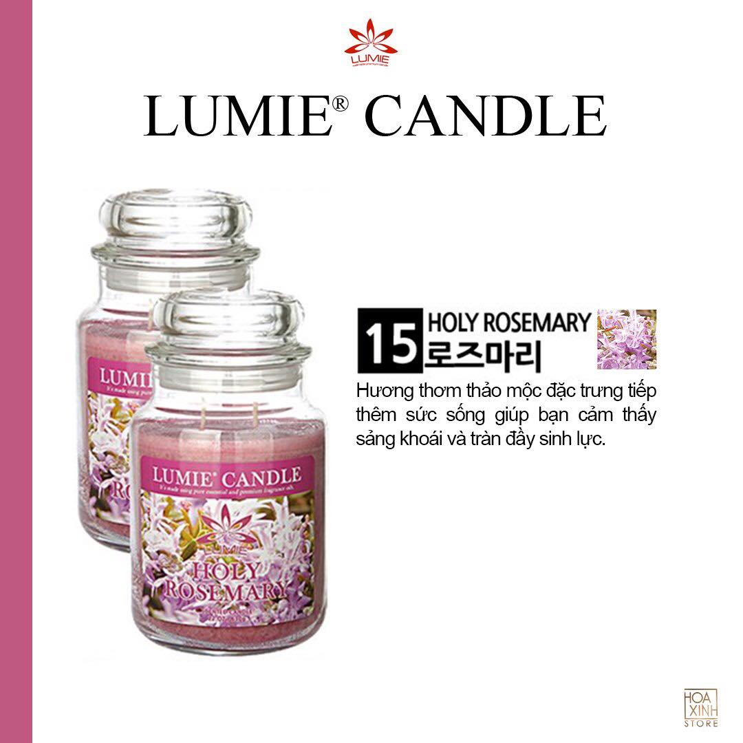 NẾN THƠM CAO CẤP HÀN QUỐC PREMIUM LUMIE LARGE JAR CANDLE - HOLY ROSEMARY