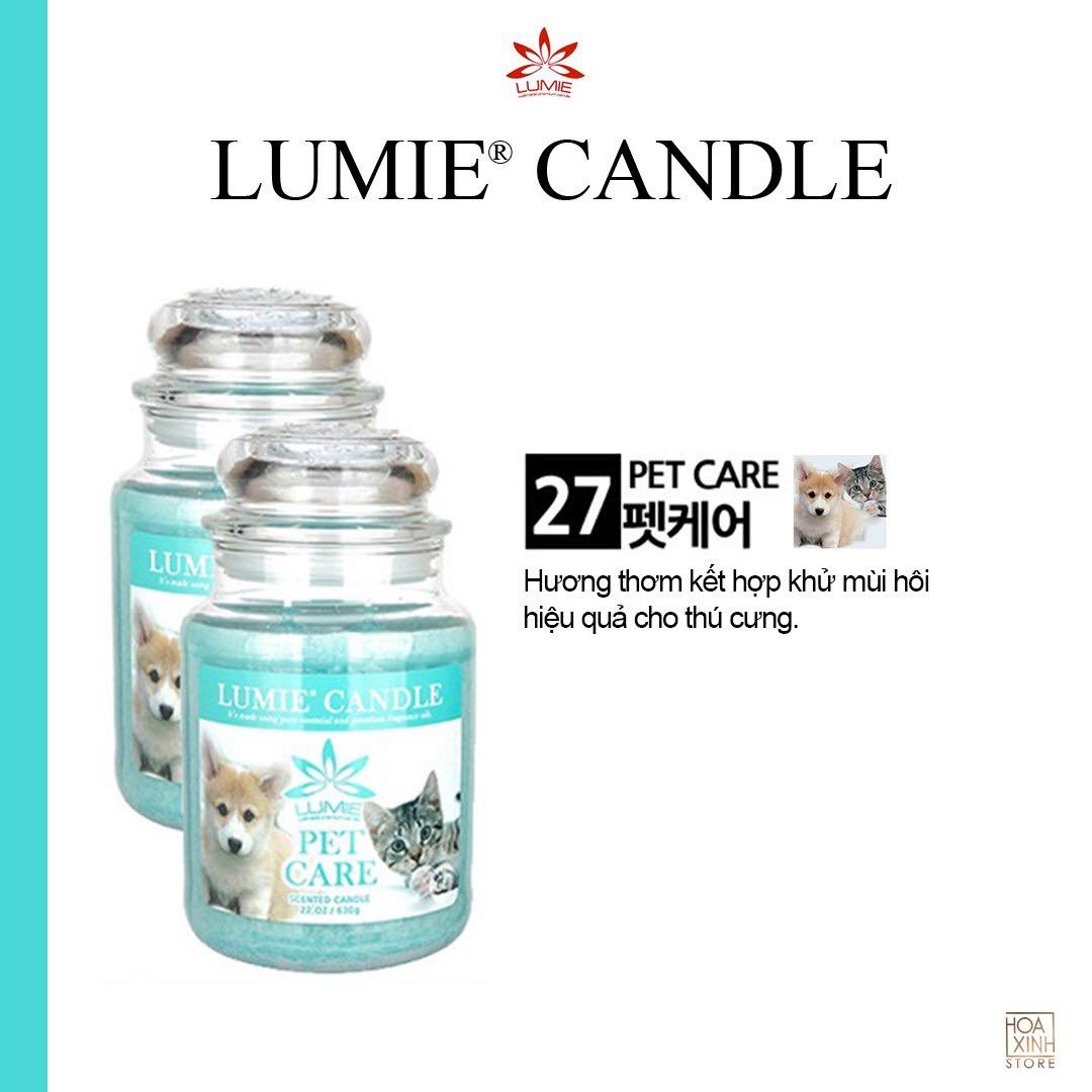 NẾN THƠM CAO CẤP HÀN QUỐC PREMIUM LUMIE LARGE JAR CANDLE - PET CARE