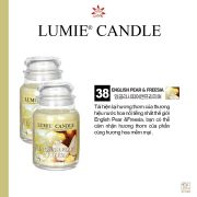 NẾN THƠM CAO CẤP HÀN QUỐC PREMIUM LUMIE LARGE JAR CANDLE - ENGLISH PEAR & FREESIA