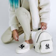 Giày MLB PLAYBALL MULE FLEECE - CREAM