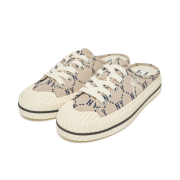 Giày MLB PLAYBALL MULE DIA MONOGRAM - BEIGE