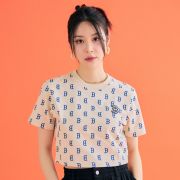 ÁO MLB WOMEN`S CLASSIC MONOGRAM CROP T-SHIRTS BOSTON RED SOX