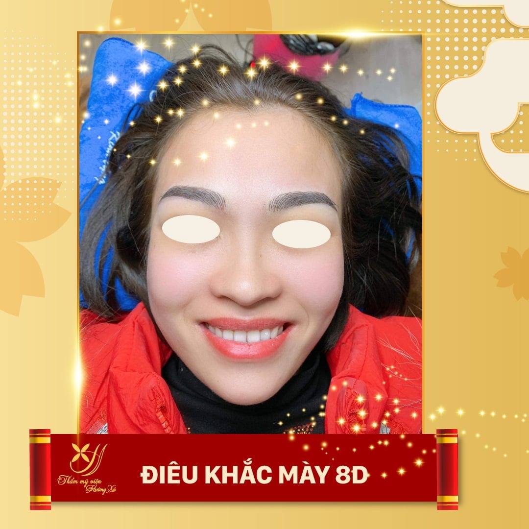 Điêu khắc chân mày 8D tại vinh