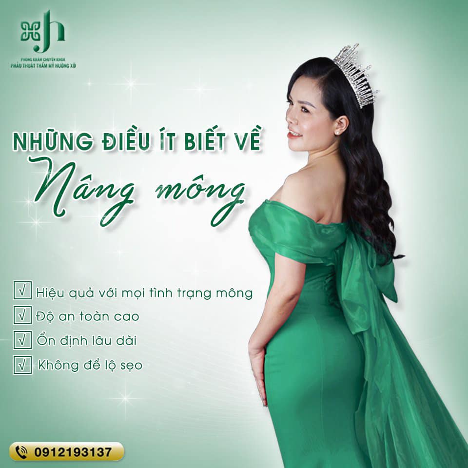 nâng mông bằng túi độn tại vinh