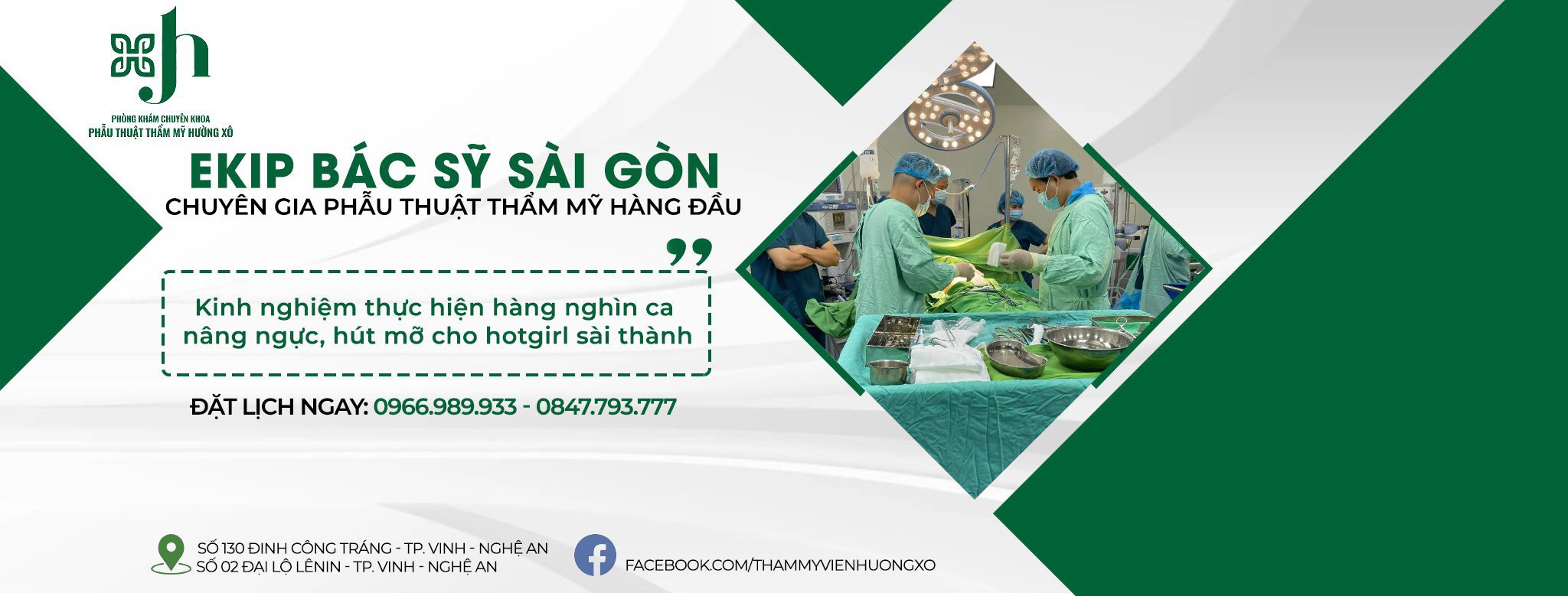Phẫu thuật thẩm mỹ tại Vinh