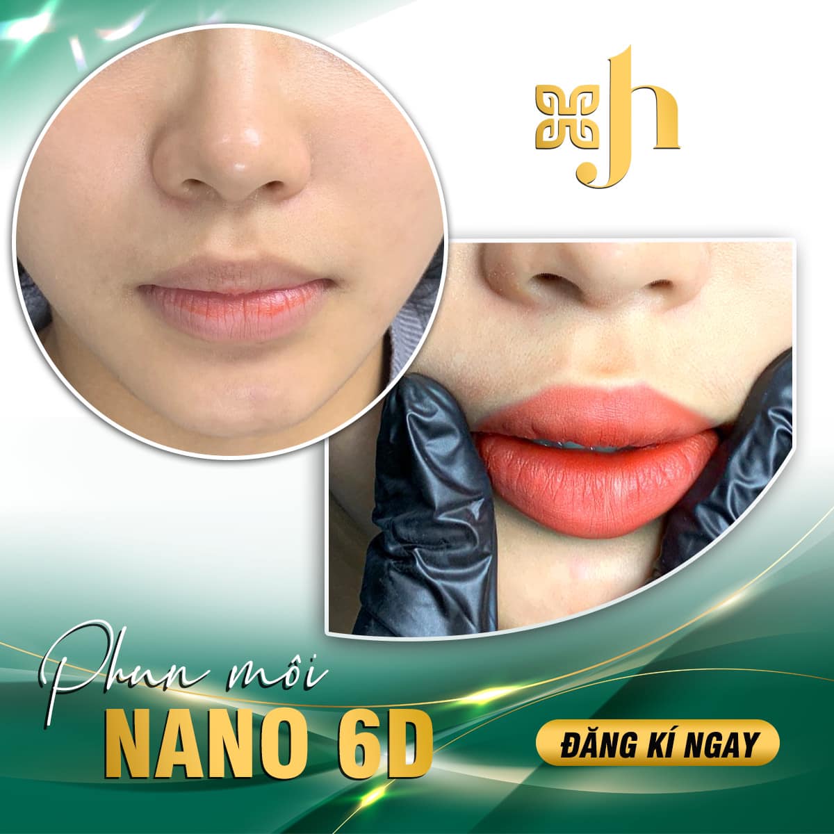 Phun xăm môi tại Vinh