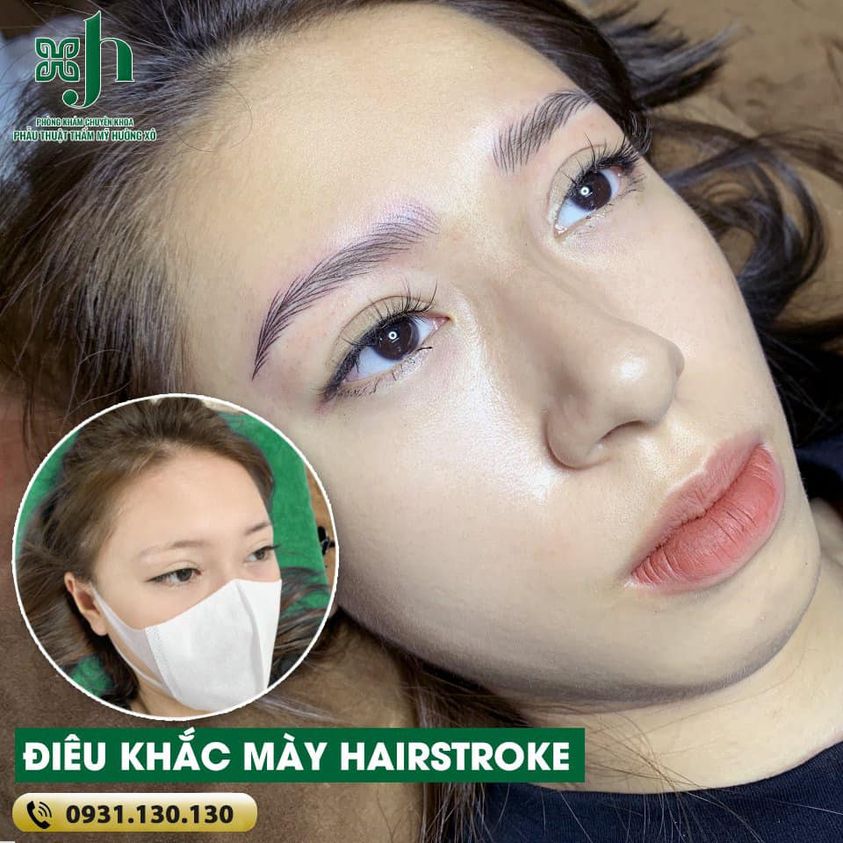 Điêu khắc chân mày hairstroke