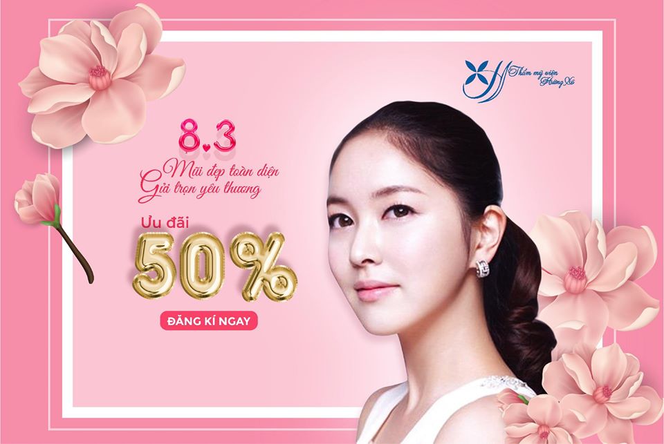 Chương trình ưu đãi đặc biệt chào mừng ngày 8/3 từ Thẩm Mỹ Viện Hường Xô